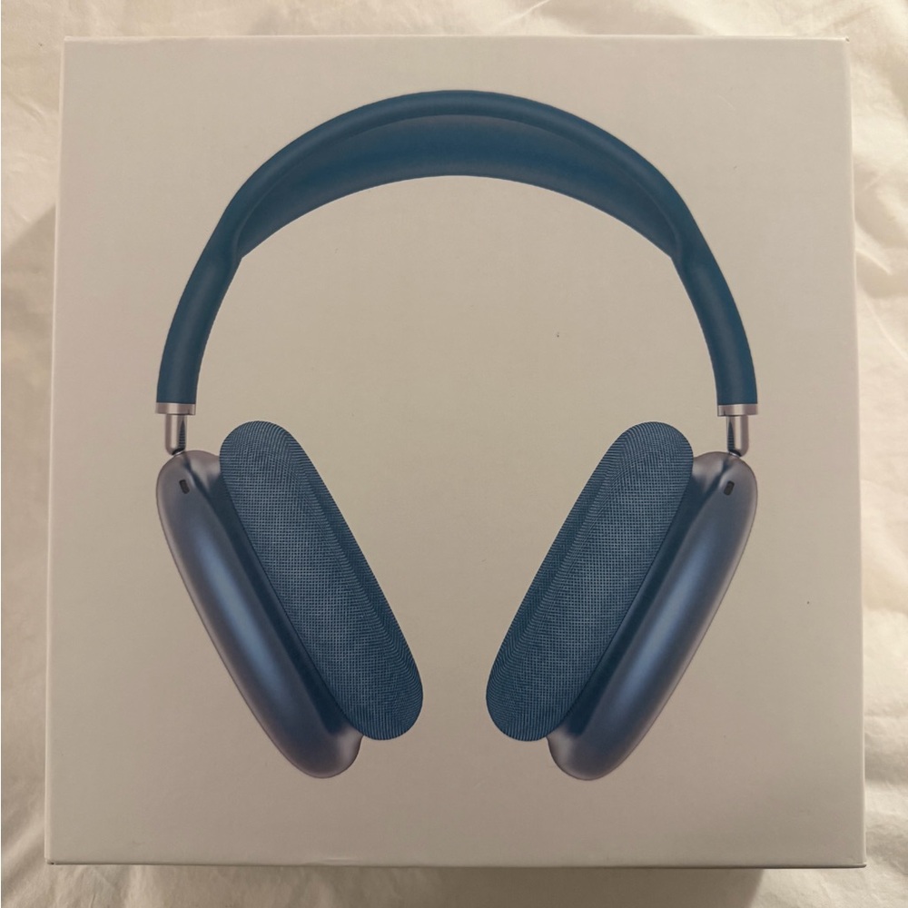 Apple Wireless Headphones in Navy